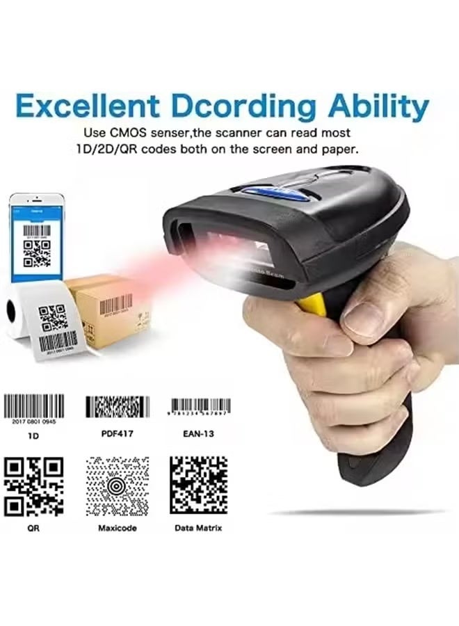 Netum Wireless 2D QR NT-1228BL Barcode Scanner Bluetooth Bar Code Reader 2D Scanner For Mobile Payment - Image 2